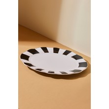 Perotti Black Bone Kayık Tabak 30 cm