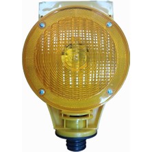 River LR-SPL02 Güneş Enerjili Üçgen Flaşörlü Lamba, Solar Trafik Lambası, Sarı Renk