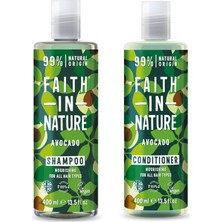 River Avocado%99 Doğal Içerikli Şampuan + Saç Kremi 400ML