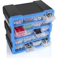 River Super Bag Mono Blok Çekmece Seti 20'li Organizer Seti Monoblok Çekmece Vida Dübel Kutusu Takı Kutusu ASR6006