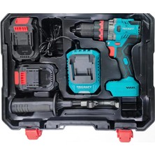 Tricraft Şarjlı Darbeli Matkap 13 mm 150 Nm