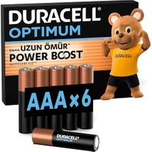 River Optimum Aaa Ince Kalem Pil (6’lı Paket) - Alkalin Pil 1,5V - Pil Saklama Paketi - LR03 MX2400