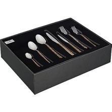 River 9400 12 Kişilik 84 Parça Çatal Kaşık Bıçak Seti