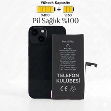 Telefon Kulübesi iphone 15 Plus Uyumlu Batarya Pil Güçlendirilmiş + Tamir Seti