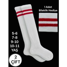 Allians Çift Renkli Çemberli Çocuk Futbol Halı Saha Maç Çorabı Tozluk