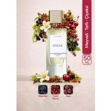 ILLUSIONE Idylle EDP Kadın Parfüm 50ml | Meyveli-Şekerli-Çiçeksi | Vişne, Ahududu, Yasemin, Paçuli