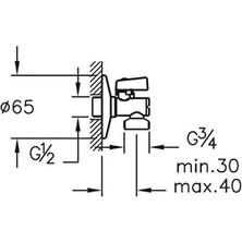 River A45228 Filtreli Çamaşır Musluğu, Krom