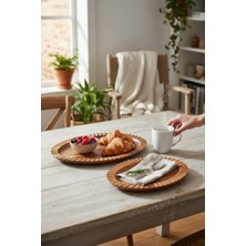 Akayev Akasya 2li Kayık Tabak Seti