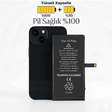 Telefon Kulübesi iphone 14 Plus Uyumlu Batarya Pil Güçlendirilmiş + Tamir Seti