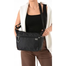 Oldso Sanmorris Kadın Suya Dayanıklı Paraşüt Kumaş 3 Gözlü Çapraz Askılı Seyahat ve Omuz Çantası 6013