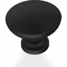 River P29523Z-FB-B Fulton Dolap Topuzu, Mat Siyah, 10'lu Paket