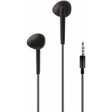 River H35 Mikrofonlu Kulak Içi Kablolu Kulaklık 3.5mm Siyah