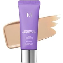 River Yaşlanma Karşıtı Bakım ve Aydınlık Görünüm Sunan M Perfect Cover Serum Bb Cream SPF50+/PA++++ No:23