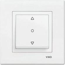 River Beyaz Tek Düğmeli Jaluzi