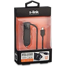 River SLP-130 Pro 2100MA Çakmaktan USB + Micro 5pin Araç Şarjı