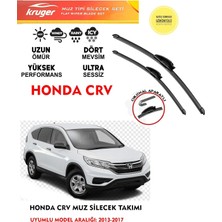 Kruger Honda Cr-V Ön Muz Silecek Takımı 2017 Model Araca Özel (Aparatsız Direk Montaj)