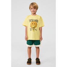 NBT Jeans Bg Store Erkek Çocuk Sarı Tshirt