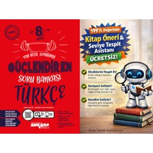 Ankara Yayıncılık 8. Sınıf Türkçe Güçlendiren Soru Bankası + 199 Tl Seviye Tespit ve Kitap Öneri Asistanı Hediye (Yeni Baskı)