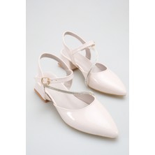 ich1one Torino Kadın Rugan Topuklu Babet Ayakkabı – 5 cm Topuk, Günlük ve Ofis Şıklığı 1106