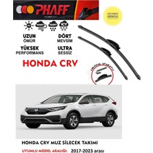 Phaff Honda Cr-V Ön Muz Silecek Takımı 2022 Model Araca Özel (Aparatsız Direk Montaj)