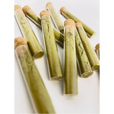 Kişiye Özel Mantar Tıpalı Cam Tüp Şişe Kına 20 Adet