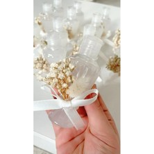 Düğün Nişan Kına Hediyelik Kolonya Şişesi Çiçekli 50 Adet