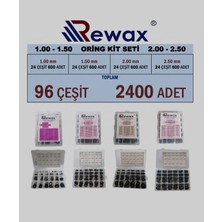 Rewax Oring Kit Seti 2400 Adet 70 Shore