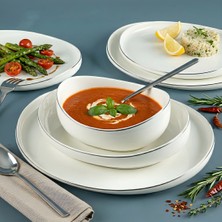 Koch Collection Moon Platin 24 Parça 6 Kişilik Yemek Takımı