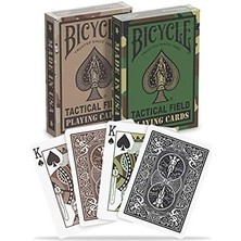 Bicycle Tactical Field(Brown-Green )2'li Deste Oyun Karti