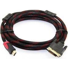 Navidata 1,5 Metre HDMI To DVI 24+1 Çevirici Dönüştürücü Monitör Kablosu 1.5m