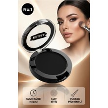 MUJGAN Tekli Mat Göz Far Yüksek Pigmentli Uzun Süre Kalıcı Siyah Renk