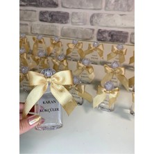 15 Adet Çiçekli Mika Plastik Kolonya Hediyelik Söz Nişan Nikah Kına Bebek