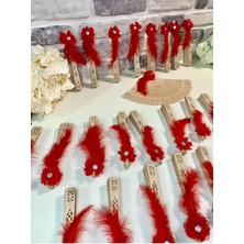 15 Adet Kına Yelpazesi Hediyelik Söz Nişan Nikah Kına