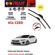 Phaff Kia Ceed Ön Muz Silecek Takımı 2021 Model Araca Özel (Aparatsız Direk Montaj)
