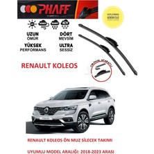 Phaff Renault Koleos Ön Muz Silecek Takımı 2018 Model Araca Özel (Aparatsız Direk Montaj)