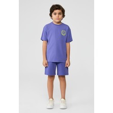 Bg Store Erkek Çocuk Mor Tshirt