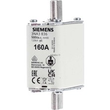 Siemens Sıemens 3NA3836 Sigorta Buşonu Nh Bıçaklı 160A Boy 00