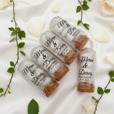 25 Adet Kişiye Özel Tüp Badem Şekeri, Nikah Şekeri, Nikah Nişan Söz Düğün Kına Hediyelik