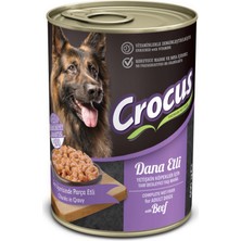 Hnrlishp Crocus Yetişkin Köpek Dana Etli Yaş Mama 400 gr