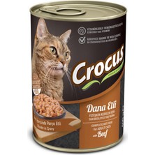 Hnrlishp Crocus Yetişkin Kedi Dana Etli Yaş Mama 400 gr