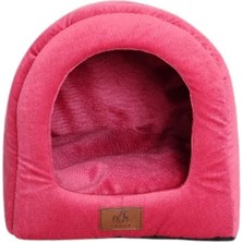 Özbience Renkli ve Şık Küçük Kedi Evi, 36X40X38CM, Konforlu ve Sevimli Tasarım