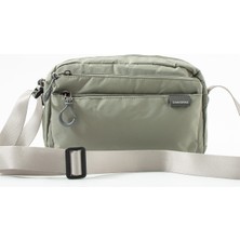 Oldso Sanmorris Kadın 3 Gözlü Su Geçirmez Paraşüt Kumaş Ayarlanabilir Çapraz Askılı Çanta