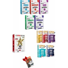 Pegem Akademi Yayıncılık Kpss Gy-Gk Tüm Dersler Ezberbozan Soru Bankası & Yargı Yayınları 10 Deneme - Çıkmış Sorular