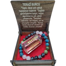 Tasarım Terazi Burcu Doğal Taş Bileklik ve Kokusu