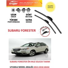 Kruger Subaru Forester Muz Silecek Takımı 2017 Model Araca Özel (Aparatsız Direk Montaj)