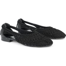 Ziya, Hasır Örgü Kadın Babet 1611060Z1512 Siyah