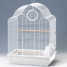 EuroGold Hnrlishp Oh Bombeli Paraket Kafesi Beyaz x 1 Adet