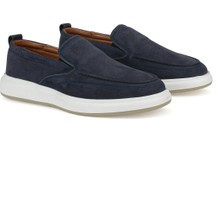 Ziya, Erkek Hakiki Deri Konfor Ayakkabı 1611025Z20172 Lacivert