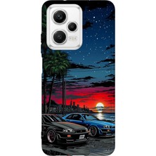 Lelia Xiaomi Redmi Note 12 5g Uyumlu Baskılı Şeffaf Telefon Kılıfı | Koleksiyon: Turboline Streetworks