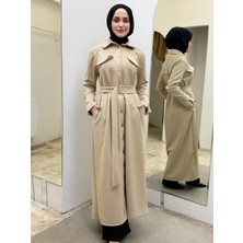 JOOQSTORE Gold Düğmeli Gömlek Elbise